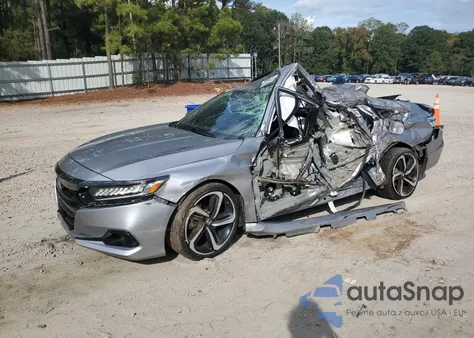 2021 Honda Accord Sport from USA, damaged, VIN 1HGCV2F38MA001913